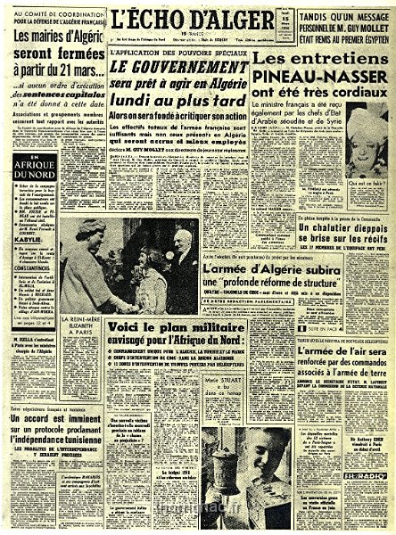 Echo d Alger 15 mars 1956.jpg - Echo d Alger 15 mars 1956